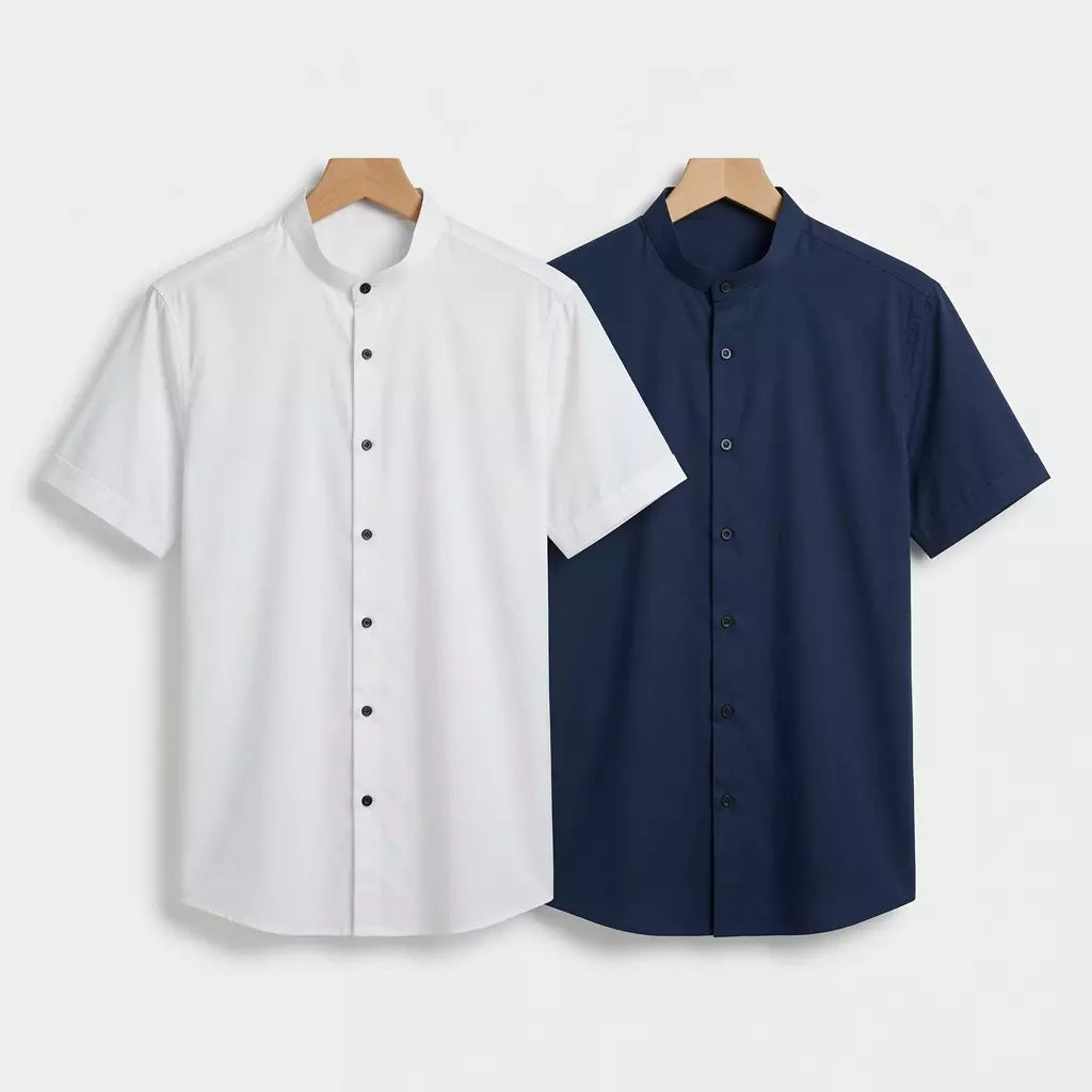 Kit 2 Camisas Gola Padre Velon