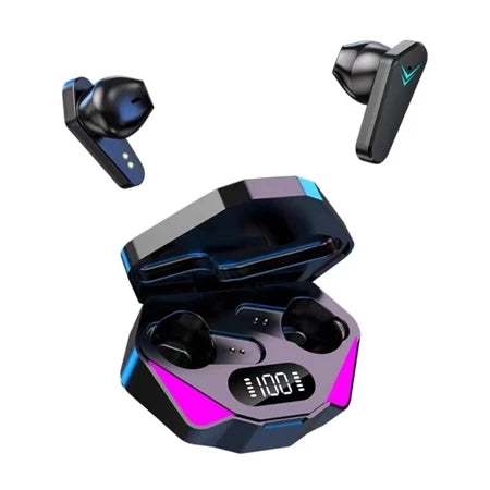 Fone de Ouvido X15 para Jogos Bluetooth 5.0, Baixa Latência, Som Estéreo, Headset Gamer