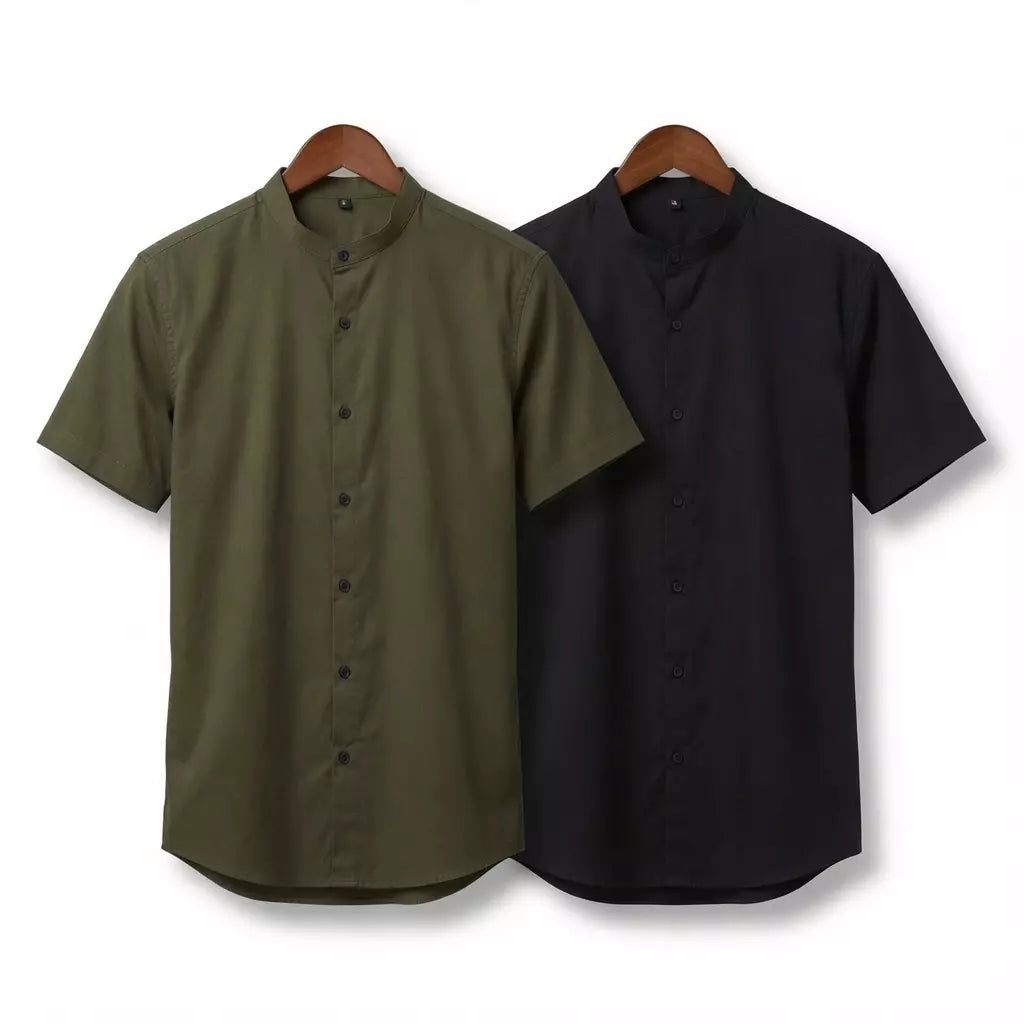 Kit 2 Camisas Gola Padre Velon